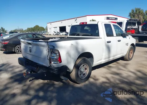 2022 Ram 1500 Classic Tradesman Quad Cab 4X2 6'4 Box from USA, damaged, VIN 1C6RR6FG0NS231780